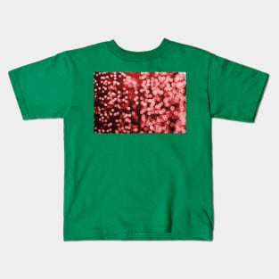 Red Christmas Lights Kids T-Shirt